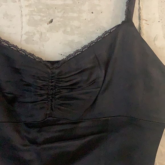 Zara Satin Cropped Cami - Picture 2 of 4